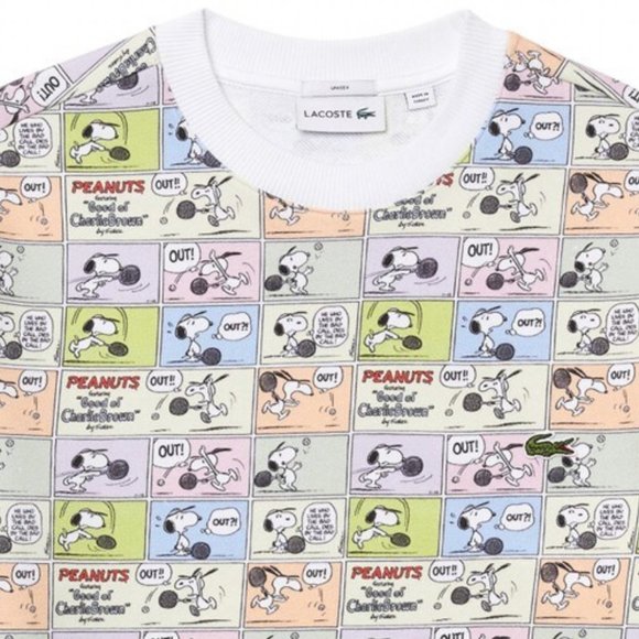 Lacoste Tops - Lacoste X Peanuts Snoopy Tennis Sweatshirt NWT